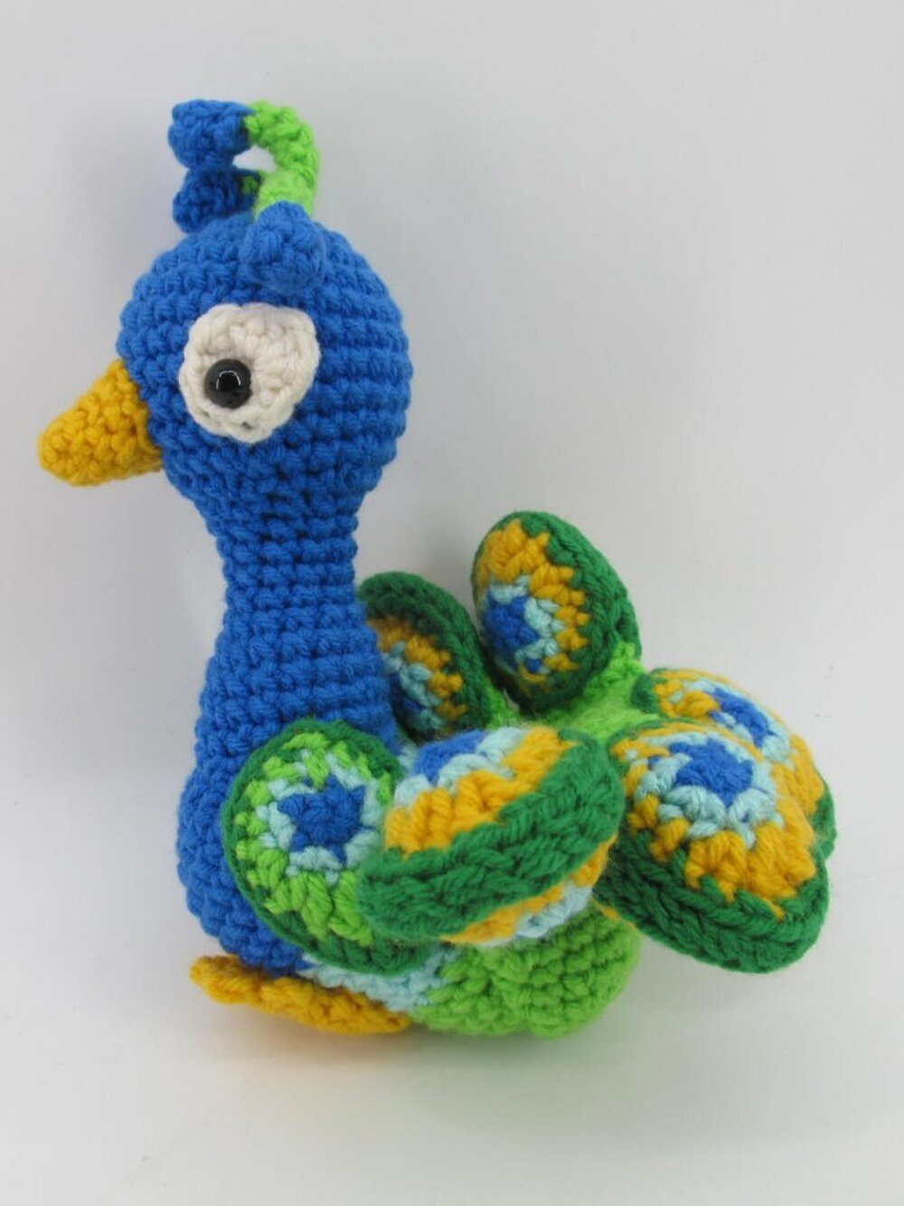 Peacock Crochet Handmade Plush